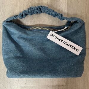 NWT SCL Denim Scrunch bag